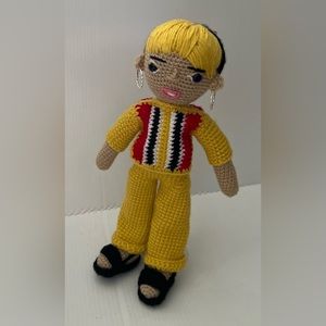 15 inch handmade crochet doll